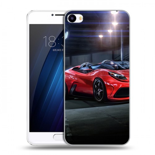 Дизайнерский пластиковый чехол для Meizu U20 Ferrari