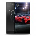 Дизайнерский пластиковый чехол для Sony Xperia L1 Ferrari