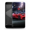 Дизайнерский пластиковый чехол для Xiaomi Mi8 SE Ferrari