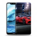 Дизайнерский силиконовый чехол для Nokia 5.1 Plus Ferrari