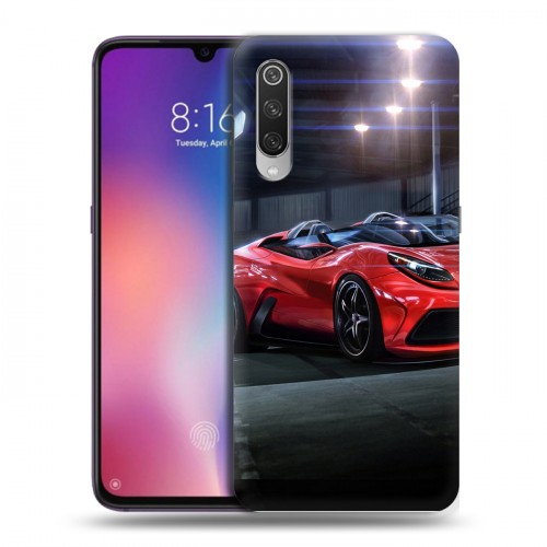 Дизайнерский силиконовый с усиленными углами чехол для Xiaomi Mi9 Ferrari