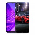 Дизайнерский силиконовый чехол для Realme 5 Ferrari