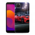 Дизайнерский силиконовый чехол для Huawei Honor 9S Ferrari