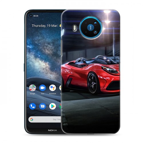 Дизайнерский силиконовый чехол для Nokia 8.3 Ferrari