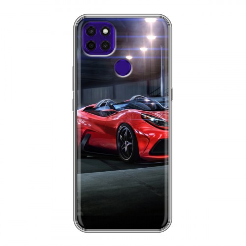 Дизайнерский силиконовый чехол для Lenovo K12 Pro Ferrari