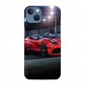 Дизайнерский силиконовый чехол для Iphone 13 Ferrari