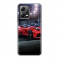 Дизайнерский силиконовый чехол для Xiaomi Poco X5 Ferrari