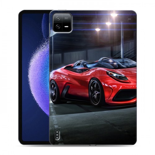 Дизайнерский силиконовый чехол для Xiaomi Pad 6 Ferrari