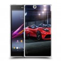 Дизайнерский пластиковый чехол для Sony Xperia Z Ultra  Ferrari