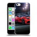 Дизайнерский пластиковый чехол для Iphone 5c Ferrari