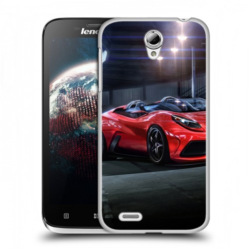 Дизайнерский пластиковый чехол для Lenovo A859 Ideaphone Ferrari