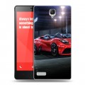 Дизайнерский силиконовый чехол для Xiaomi RedMi Note Ferrari