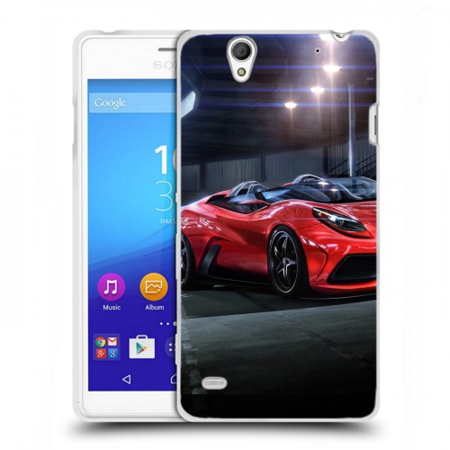 Дизайнерский пластиковый чехол для Sony Xperia C4 Ferrari