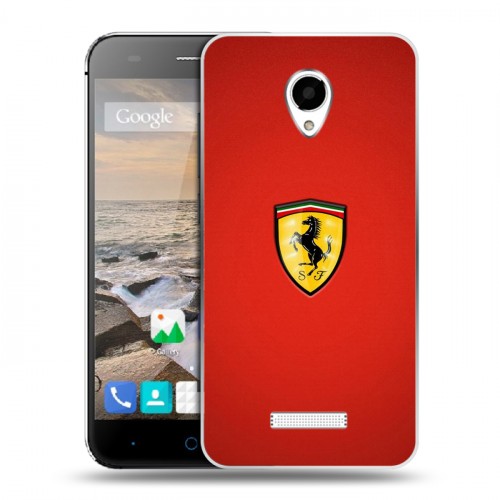 Дизайнерский силиконовый чехол для Micromax Canvas Spark Ferrari