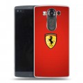 Дизайнерский пластиковый чехол для LG V10 Ferrari