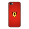 Дизайнерский силиконовый чехол для Iphone 7 Ferrari