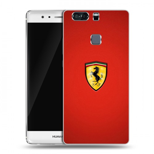 Дизайнерский пластиковый чехол для Huawei P9 Plus Ferrari