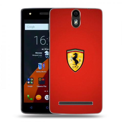 Дизайнерский силиконовый чехол для Wileyfox Storm Ferrari