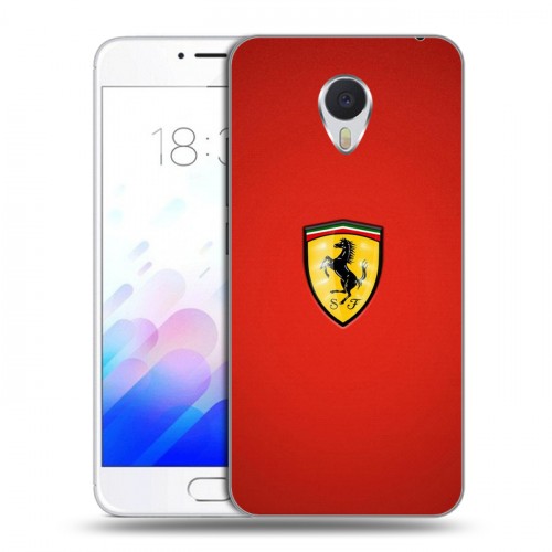 Дизайнерский пластиковый чехол для Meizu M3E Ferrari