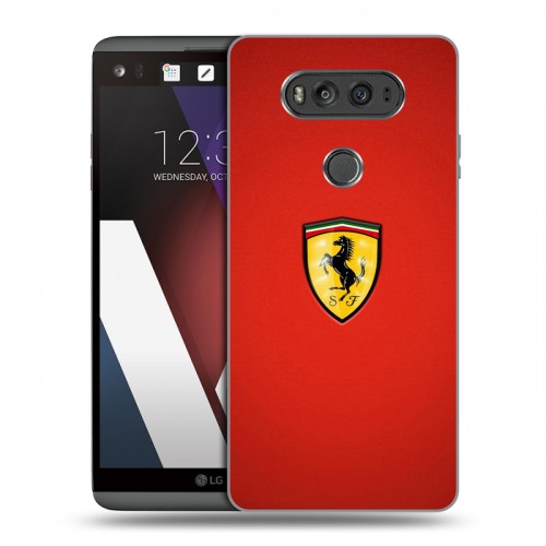 Дизайнерский пластиковый чехол для LG V20 Ferrari