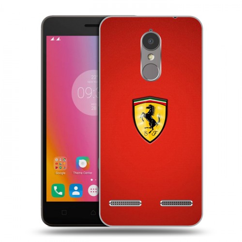 Дизайнерский силиконовый чехол для Lenovo K6 Ferrari