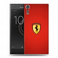 Дизайнерский пластиковый чехол для Sony Xperia XZs Ferrari