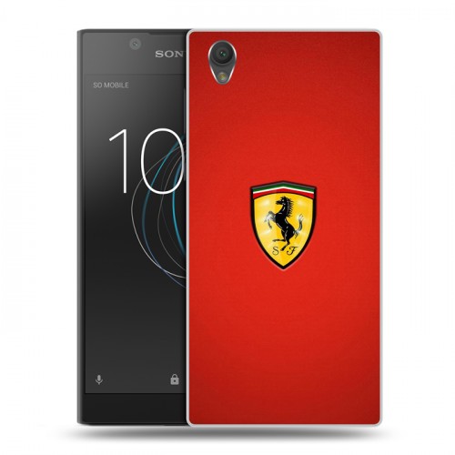 Дизайнерский пластиковый чехол для Sony Xperia L1 Ferrari