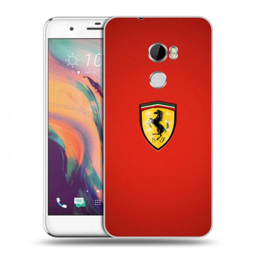 Дизайнерский пластиковый чехол для HTC One X10 Ferrari