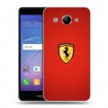 Дизайнерский пластиковый чехол для Huawei Y3 (2017) Ferrari