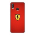 Дизайнерский силиконовый чехол для Huawei P20 Lite Ferrari