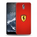 Дизайнерский силиконовый чехол для Nokia 3.1 Ferrari