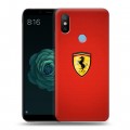 Дизайнерский силиконовый чехол для Xiaomi Mi A2 Ferrari