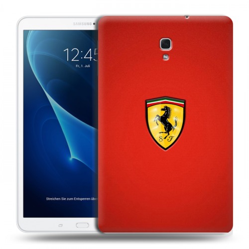 Дизайнерский силиконовый чехол для Samsung Galaxy Tab A 10.5 Ferrari