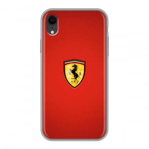 Дизайнерский пластиковый чехол для Iphone Xr Ferrari