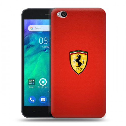 Дизайнерский пластиковый чехол для Xiaomi RedMi Go Ferrari