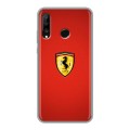 Дизайнерский силиконовый чехол для Huawei P30 Lite Ferrari