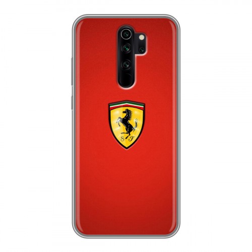 Дизайнерский силиконовый чехол для Xiaomi RedMi Note 8 Pro Ferrari