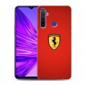 Дизайнерский силиконовый чехол для Realme 5 Ferrari