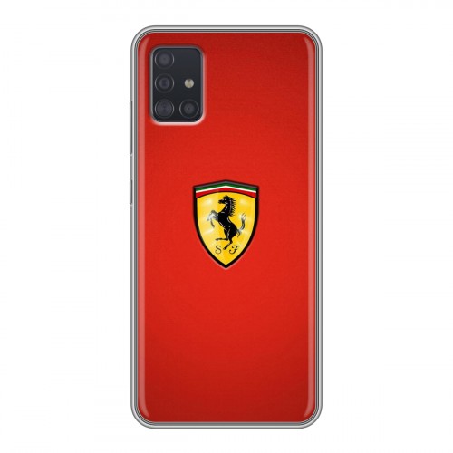 Дизайнерский силиконовый чехол для Samsung Galaxy A51 Ferrari