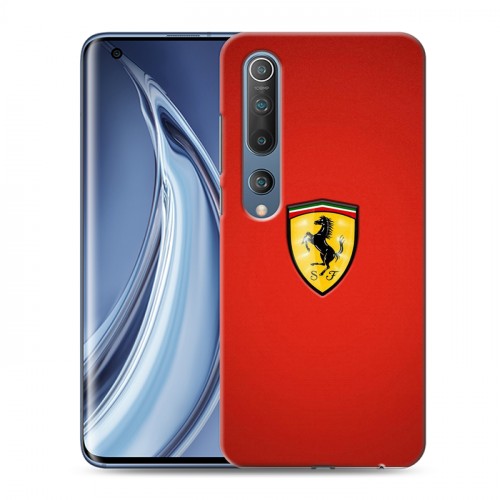 Дизайнерский пластиковый чехол для Xiaomi Mi 10 Ferrari