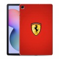 Дизайнерский силиконовый чехол для Samsung Galaxy Tab S6 Lite Ferrari