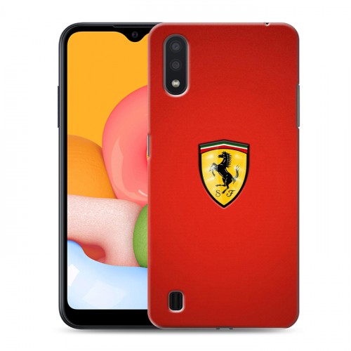 Дизайнерский силиконовый чехол для Samsung Galaxy M01 Ferrari