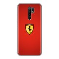 Дизайнерский пластиковый чехол для Xiaomi RedMi 9 Ferrari