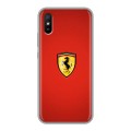 Дизайнерский силиконовый чехол для Xiaomi RedMi 9A Ferrari