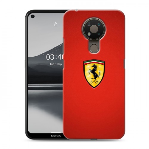 Дизайнерский силиконовый чехол для Nokia 3.4 Ferrari