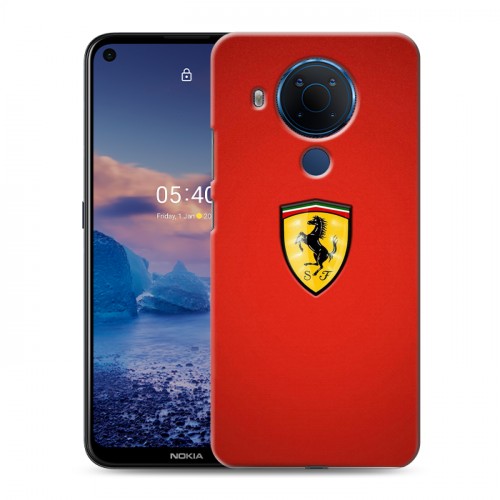 Дизайнерский силиконовый чехол для Nokia 5.4 Ferrari