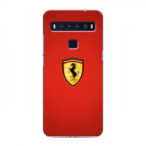 Дизайнерский пластиковый чехол для TCL 10L Ferrari