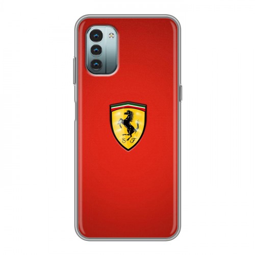 Дизайнерский силиконовый чехол для Nokia G11 Ferrari