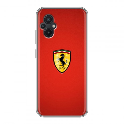 Дизайнерский силиконовый чехол для Xiaomi Poco M5 Ferrari