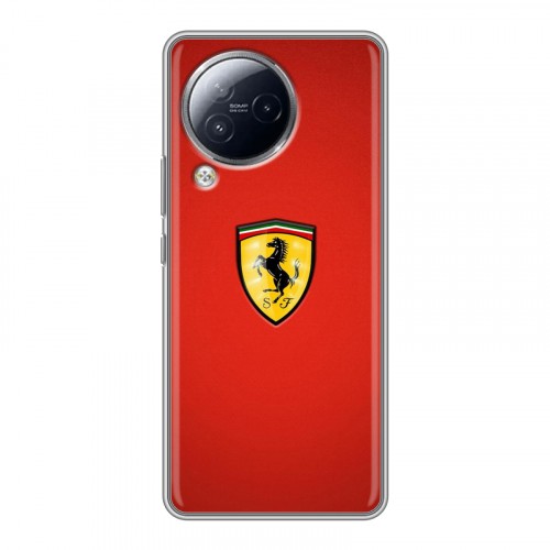 Дизайнерский силиконовый чехол для Xiaomi Civi 3 Ferrari